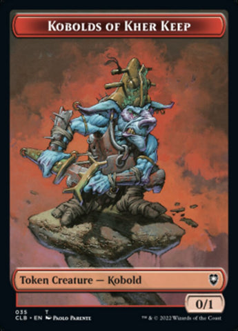 Kobolds of Kher Keep // Treasure Double-sided Token [Commander Legends: Battle for Baldur's Gate Tokens]