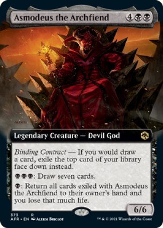 Asmodeus the Archfiend (Extended Art) [Dungeons & Dragons: Adventures in the Forgotten Realms]