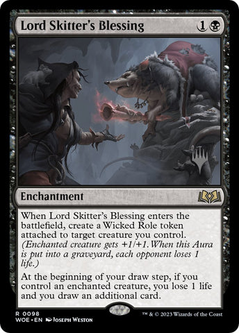 Lord Skitter's Blessing (Promo Pack) [Wilds of Eldraine Promos]