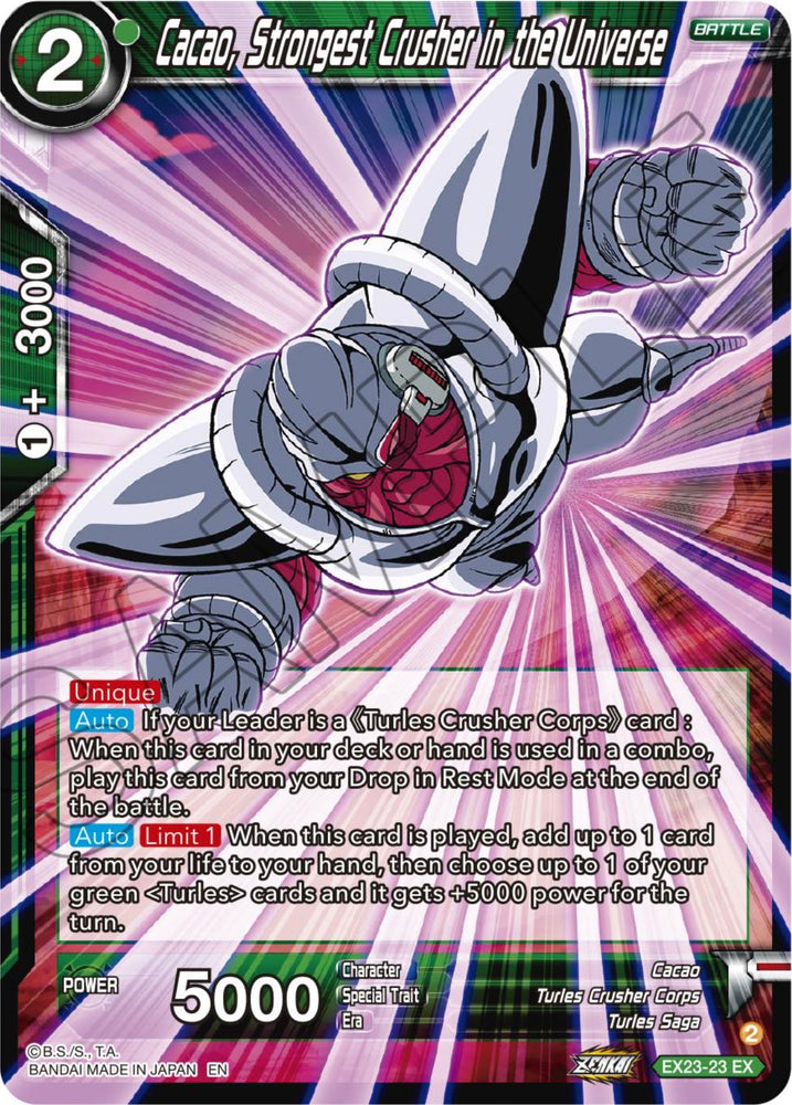 Cacao, Strongest Crusher in the Universe (EX23-23) [Premium Anniversary Box 2023]