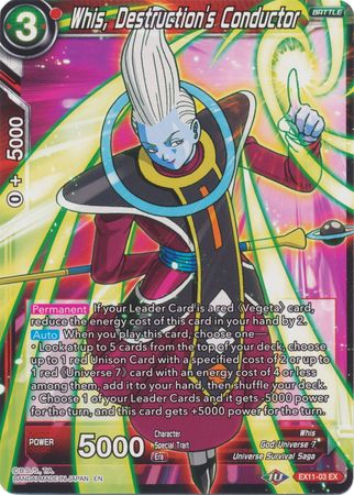 Whis, Destruction's Conductor (EX11-03) [Universe 7 Unison]