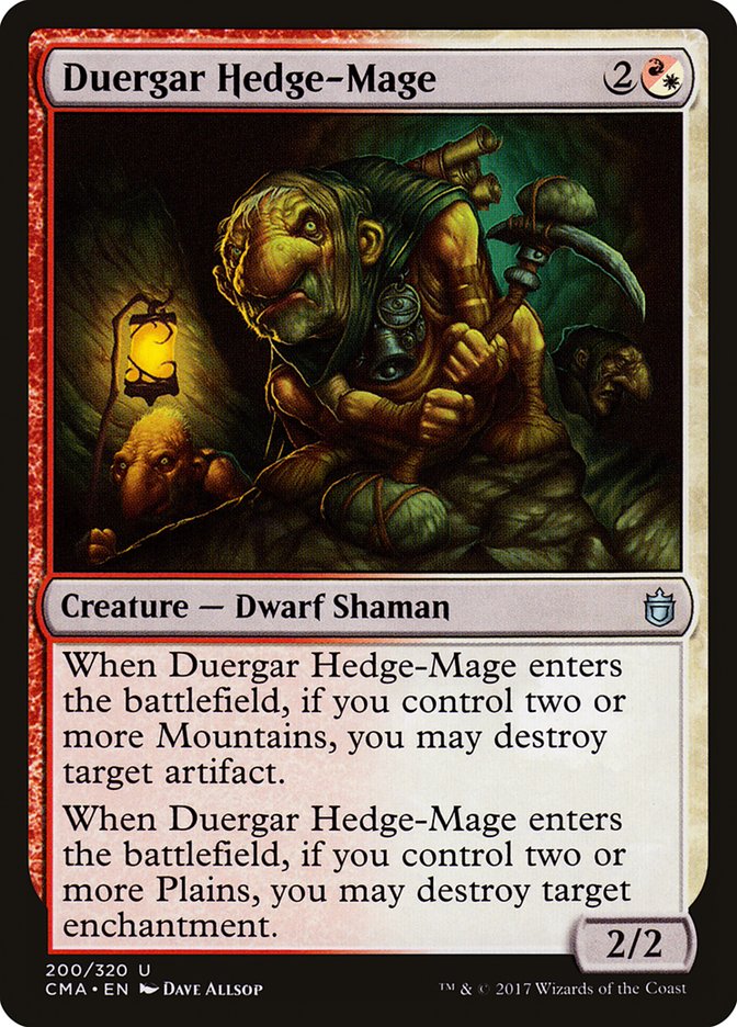Duergar Hedge-Mage [Commander Anthology]