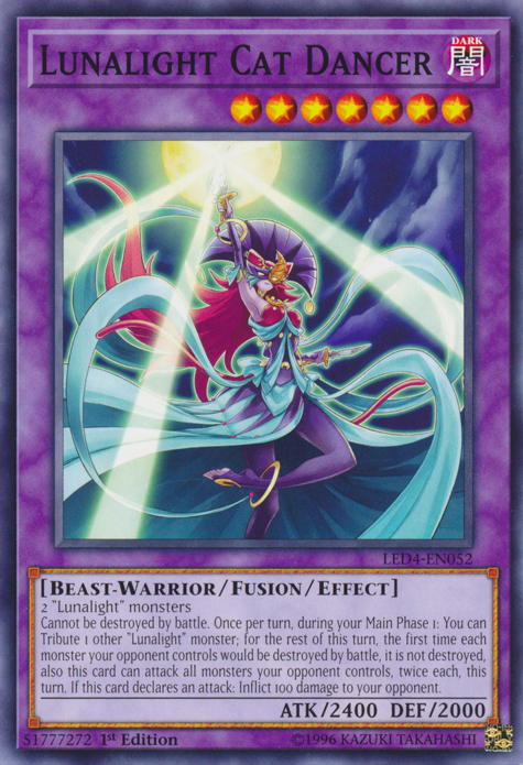 Lunalight Cat Dancer (Common) : LED4-EN052 - Yu-Gi-Oh! Single Card Lunalight Cat Dancer (Common) : LED4-EN052 - Yu-Gi-Oh! Single Card