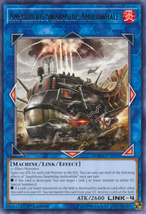 amphibious monsters Amphibious Swarmship Amblowhale [DANE-EN050] Rare