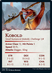 Kobold Art Card (Gold-Stamped Signature) [Dungeons & Dragons: Adventures in the Forgotten Realms Art Series]