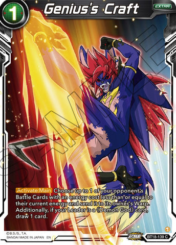 Genius's Craft (BT18-139) [Dawn of the Z-Legends]