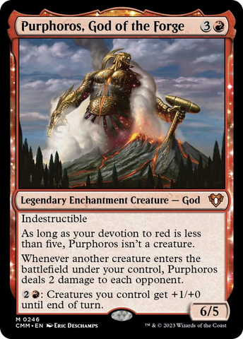 Purphoros, God of the Forge [Commander Masters]