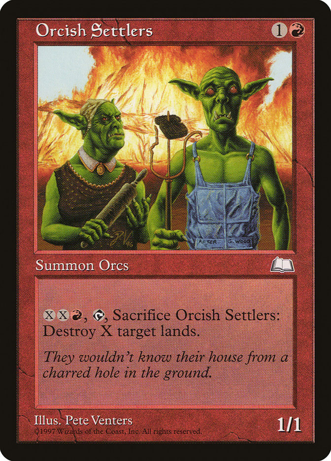 Orcish Settlers [Weatherlight]