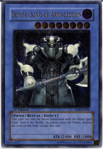 yugioh card of demise Card of Demise