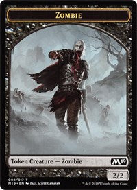 Zombie // Thopter Double-sided Token (Game Night) [Core Set 2019 Tokens]