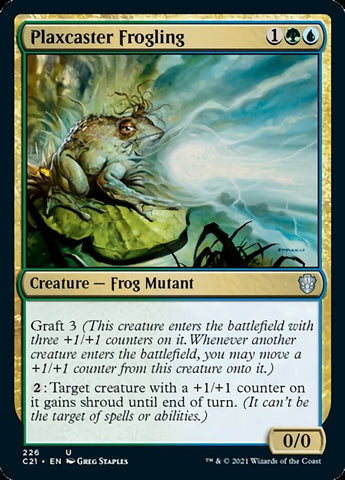 Plaxcaster Frogling [Commander 2021]