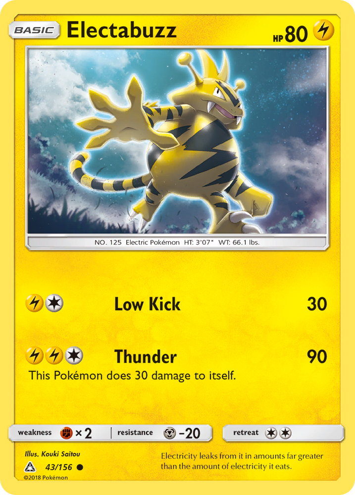 Electabuzz (43/156) [Sun & Moon: Ultra Prism]