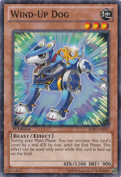 Wind-Up Dog [BP01-EN167] Starfoil Rare