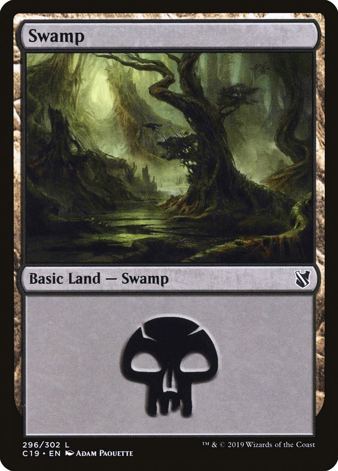Swamp (296) [Commander 2019]