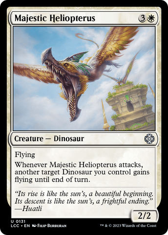 Majestic Heliopterus [The Lost Caverns of Ixalan Commander]
