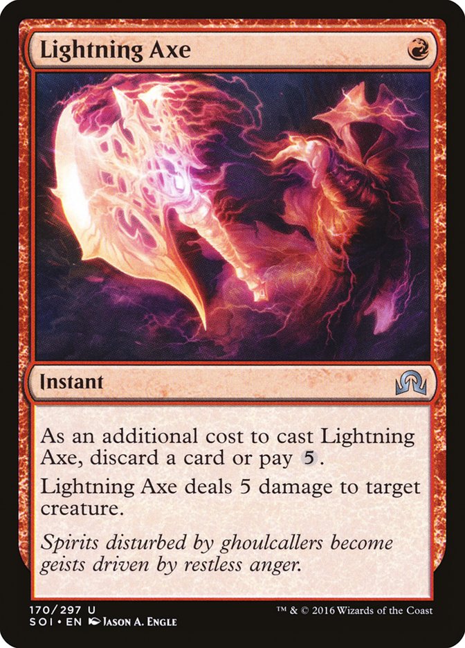 Lightning Axe [Shadows over Innistrad]