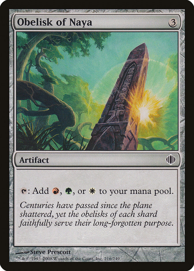 Obelisk of Naya [Shards of Alara]