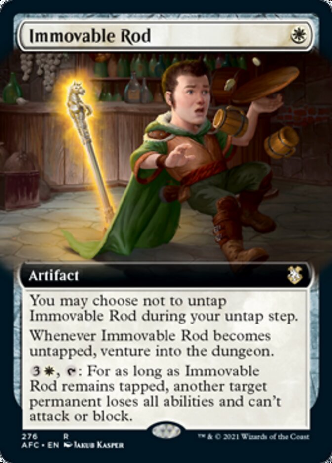 Immovable Rod (Extended Art) [Dungeons & Dragons: Adventures in the Forgotten Realms Commander]