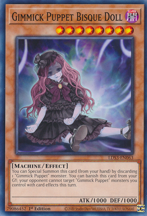 yugioh doll cards Yu-Gi-Oh! Single Card LED5-EN036 Gimmick Puppet Bisque Doll (Super Rare)