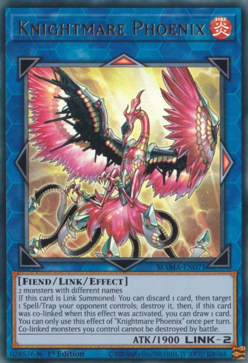 Newest Yu-Gi-Oh Collectors Rare Knightmare Phoenix