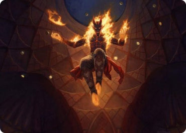 Yusri, Fortune's Flame Art Card [Modern Horizons 2 Art Series]