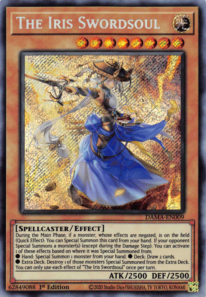 yugioh swordsoul cards RC04-AE024 The Iris (QCSR) You can banish this card from your field or GY January VJump card: The Three