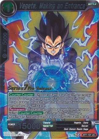 Vegeta, Making an Entrance (BT7-101_PR) [Assault of the Saiyans Prerelease Promos]