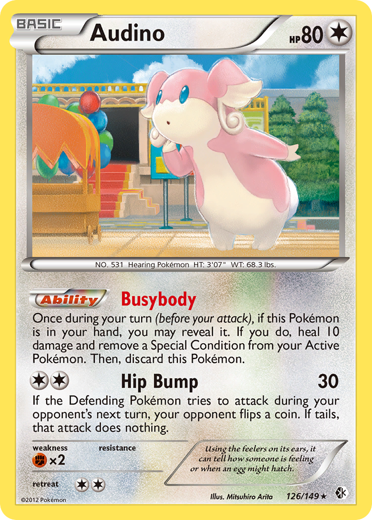 Pokemon Boundaries Crossed Audino #126