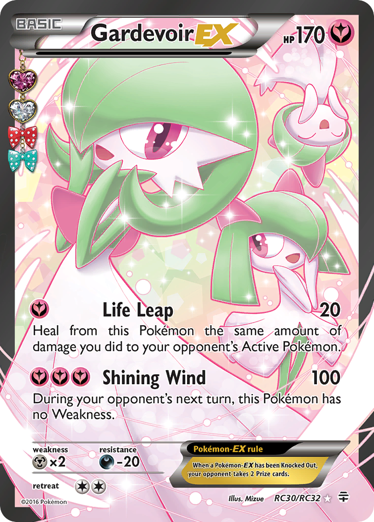 pokemon gardevoir card Gardevoir EX (RC30/RC32) [XY: Generations]