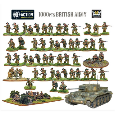 British Army Bolt Action Starter Army Contents