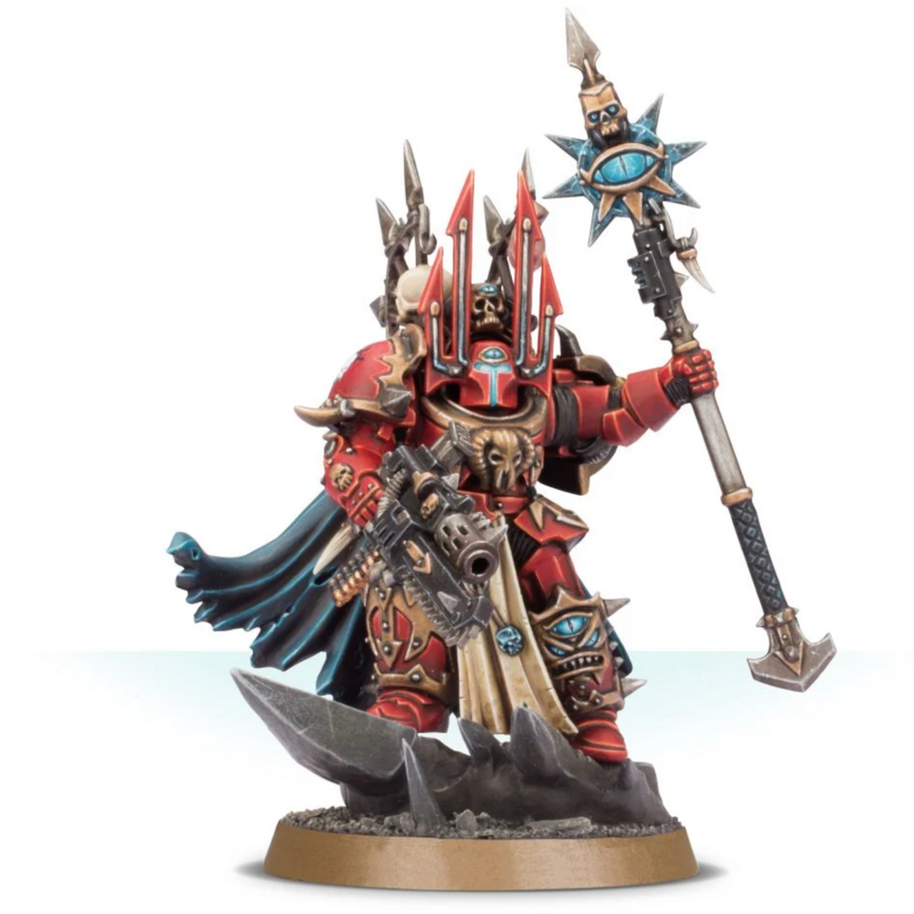 Chaos Space Marines Sorcerer Lord in Terminator Armour