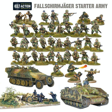 Fallschrimjager German Starter Army Contents