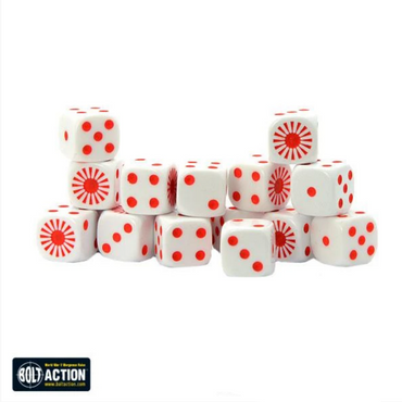 Imperial Japanese D6 Dice Pack (16) | Bolt Action