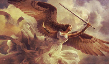 White angel Jason Engel - Playmat