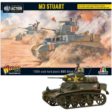 M3 Stuart Light Tank (Plastic) | Bolt Action