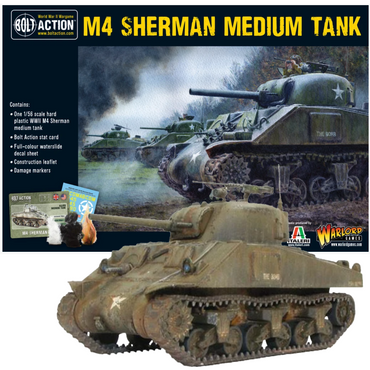 M4 Sherman Medium Tank (Plastic) | Bolt Action