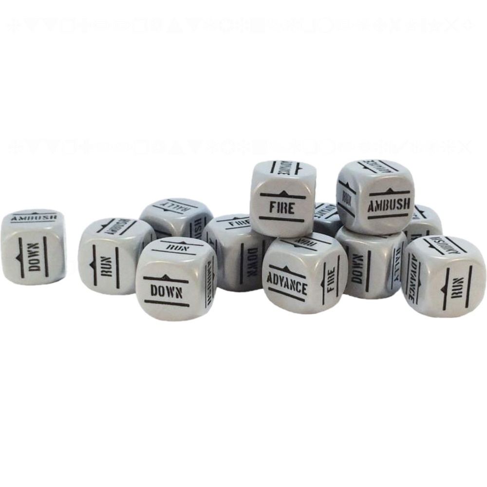 Warlord Games Order Dice Pack - Grey