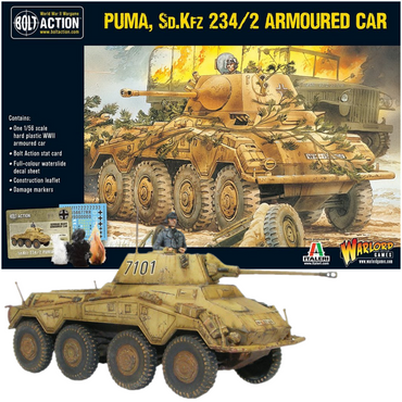 Puma Sd.Kfz 234/2 Armoured Car (Plastic) | Bolt Action