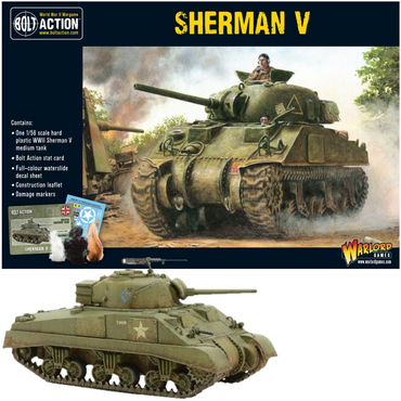 Sherman V Tank (Plastic) | Bolt Action