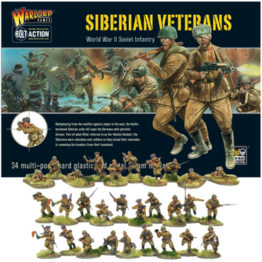 Siberian Veterans World War II Soviet Infantry | Bolt Action