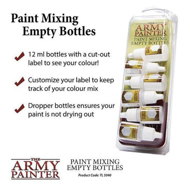 Paint Mixing Empty Bottles | The Army Painter