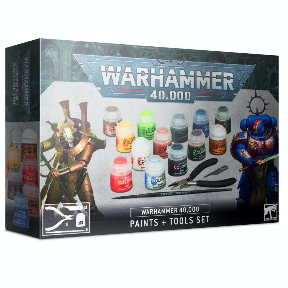 Warhammer 40,000 Paints + Tools Set | Games Workshop