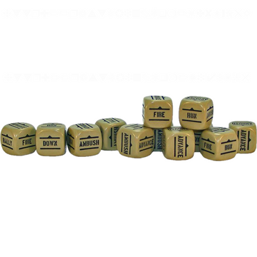 Warlord Games Order Dice Pack - Sand | Bolt Action