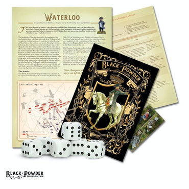 Waterloo - Black Powder 2nd Edition Starter Set Rules and Accessories