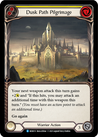 Dusk Path Pilgrimage (Yellow) [MON111] (Monarch)  1st Edition Normal