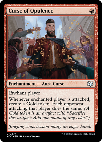 Curse of Opulence [March of the Machine Commander]