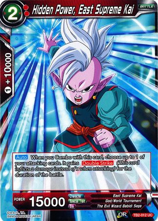 Hidden Power, East Supreme Kai (TB2-012) [World Martial Arts Tournament]