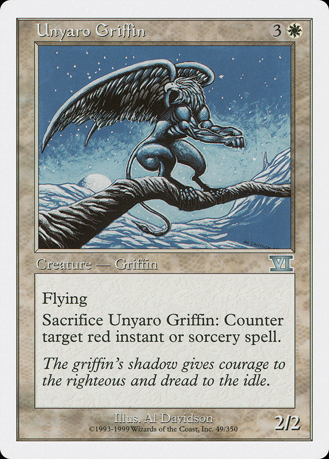 Unyaro Griffin [Classic Sixth Edition]