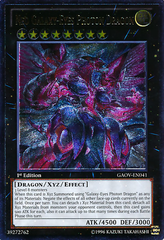 Neo Galaxy-Eyes Photon Dragon [GAOV-EN041] Ultimate Rare