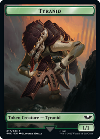 Tyranid (17) // Tyranid Warrior [Universes Beyond: Warhammer 40,000 Tokens]